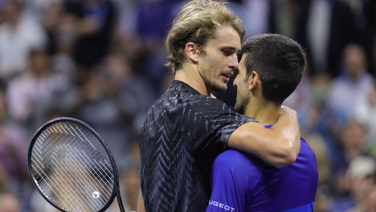 Aleksandar Zverev i Novak Đoković