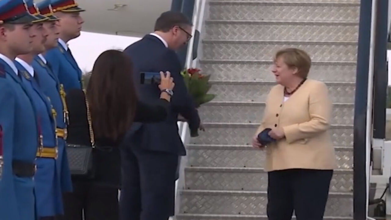 Aleksandar Vučić i Angela Merkel