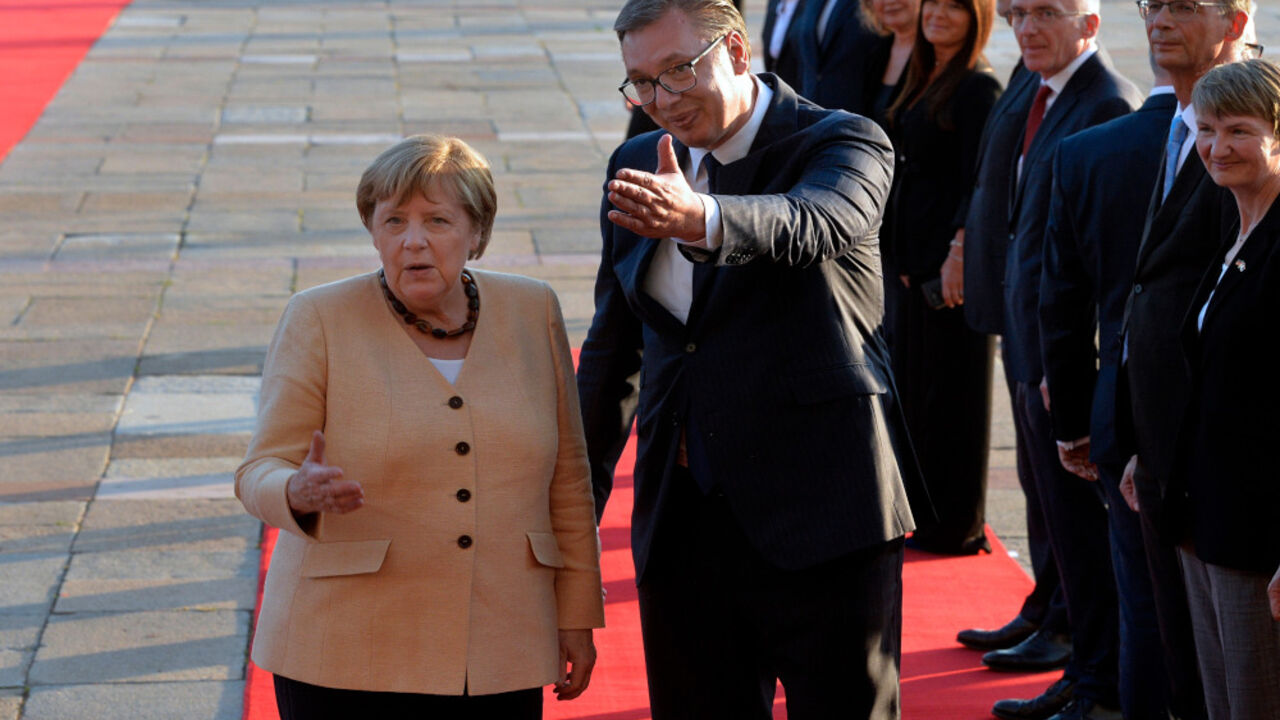 ANgela Merkel i Vučić