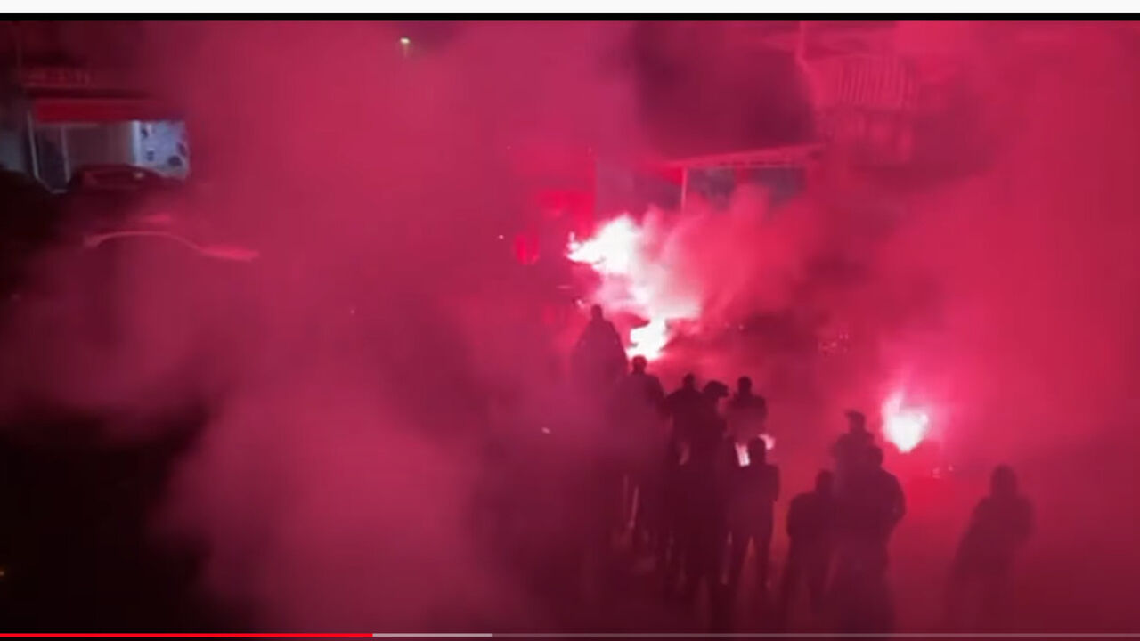Bakljada navijača Zvezde