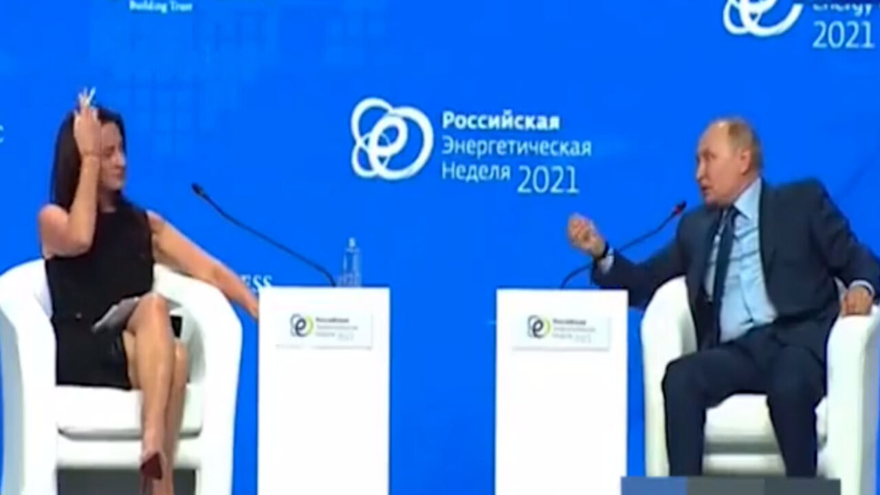 Voditeljka zavodi Putina