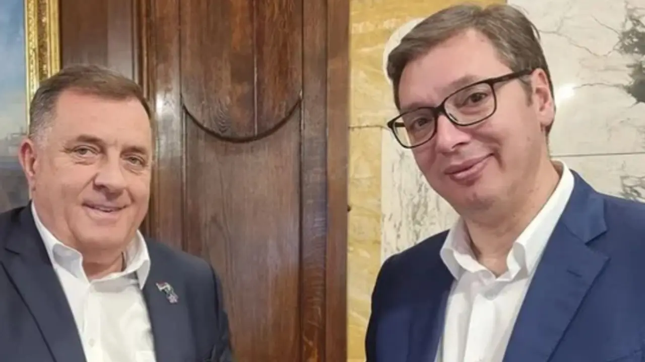 Aleksandar Vučić i Milorad Dodik
