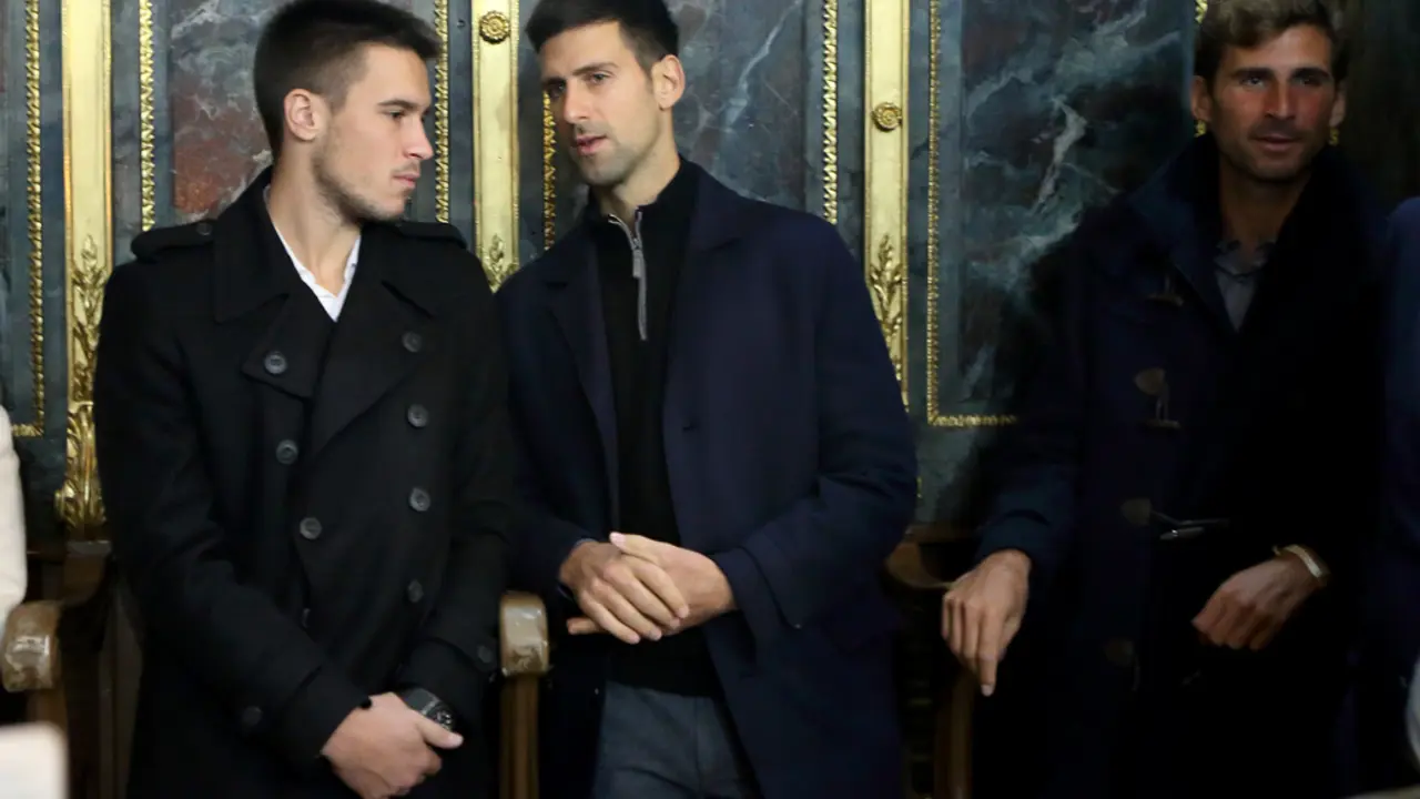 Novak i Đorđe Đoković