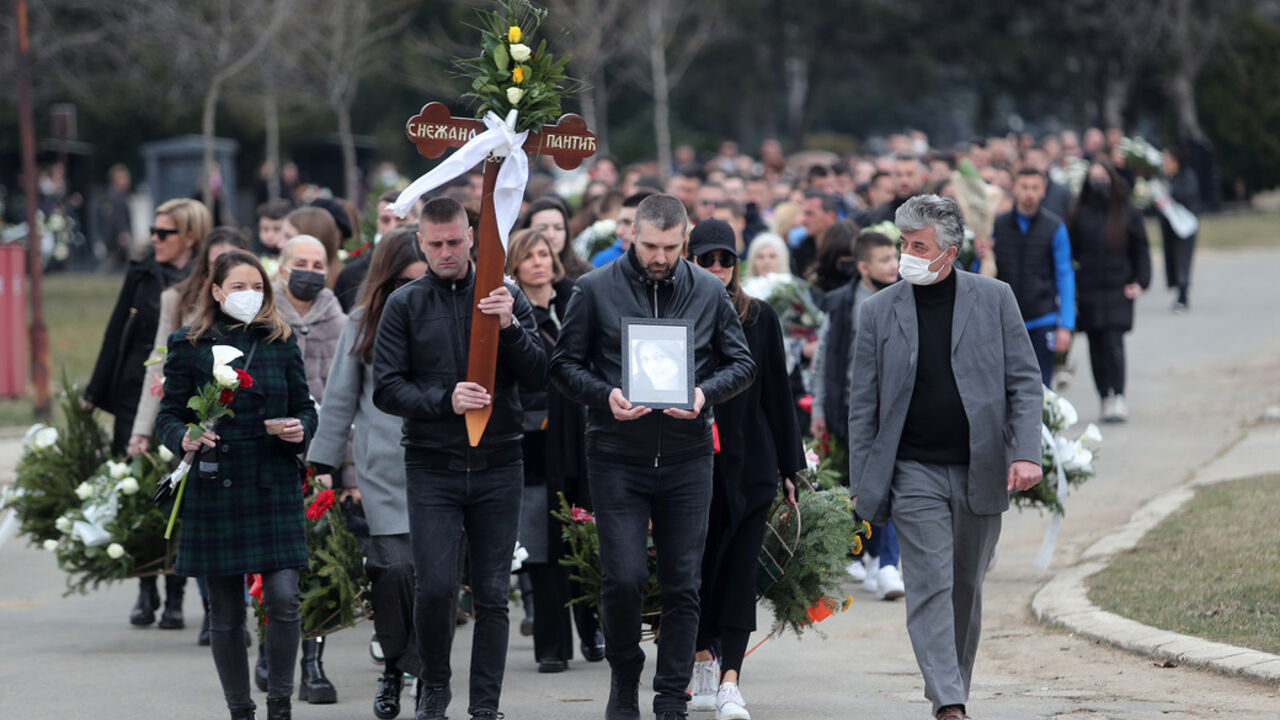 Sahrana Snežane Pantić