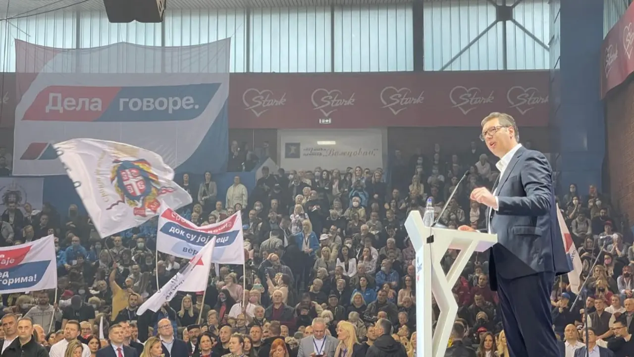 Aleksandar Vučić na Voždovcu