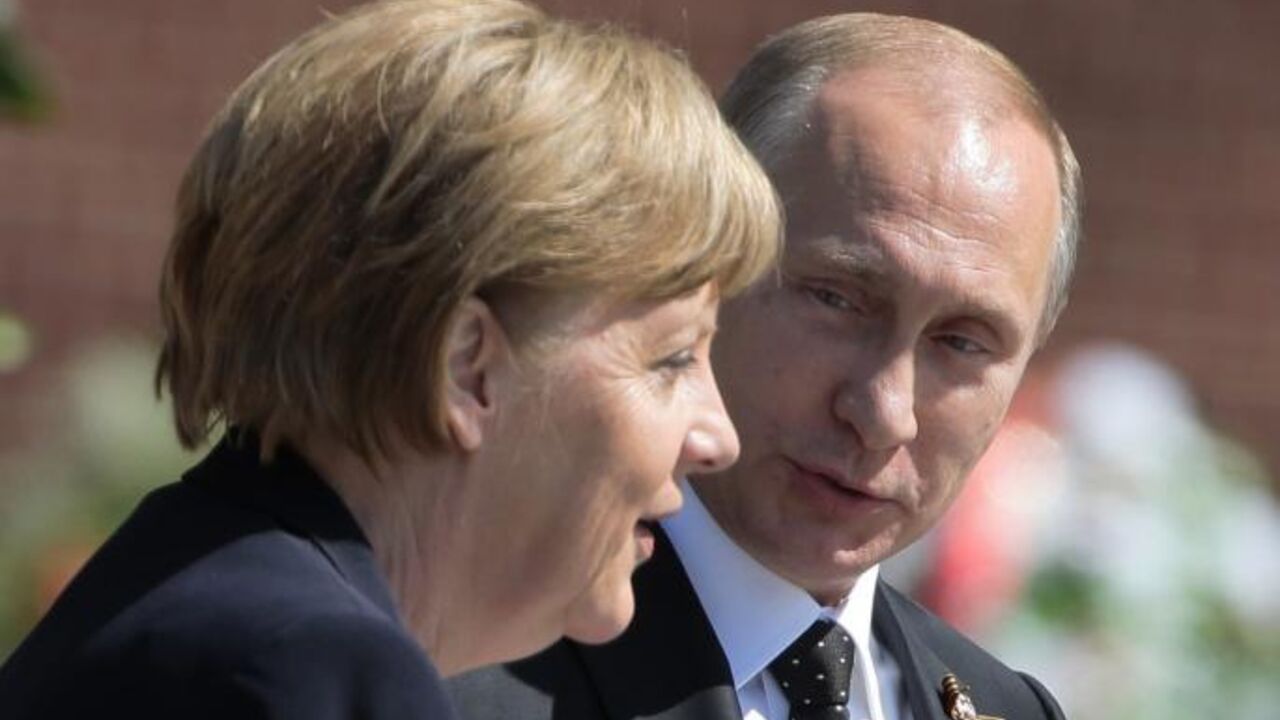 Putin i Merkel