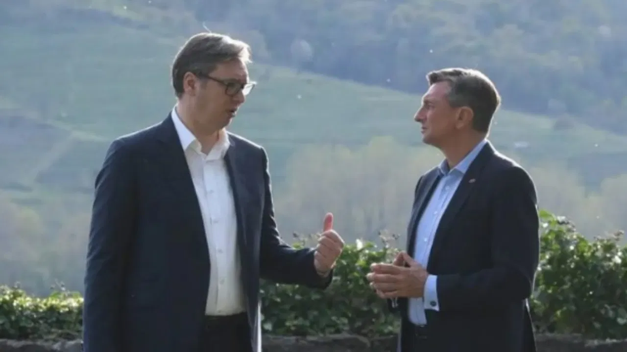 Aleksandar Vučić i Boiruh pahor