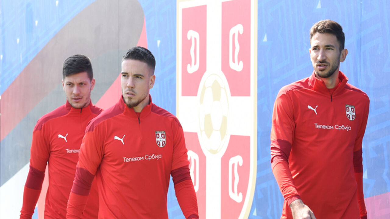 Luka Jović, Mihailo Ristić i Marko Grujić