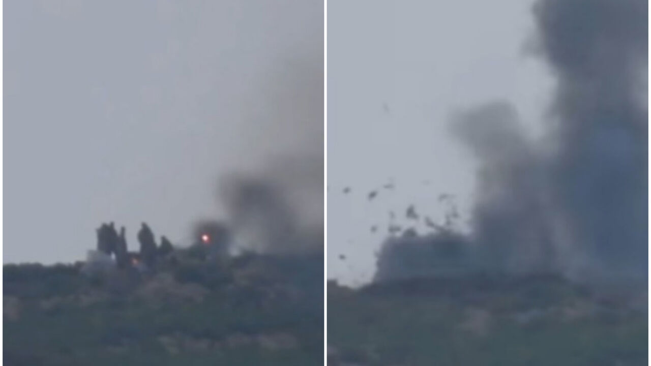 ATGM raketa pogađa grupu turskih vojnika