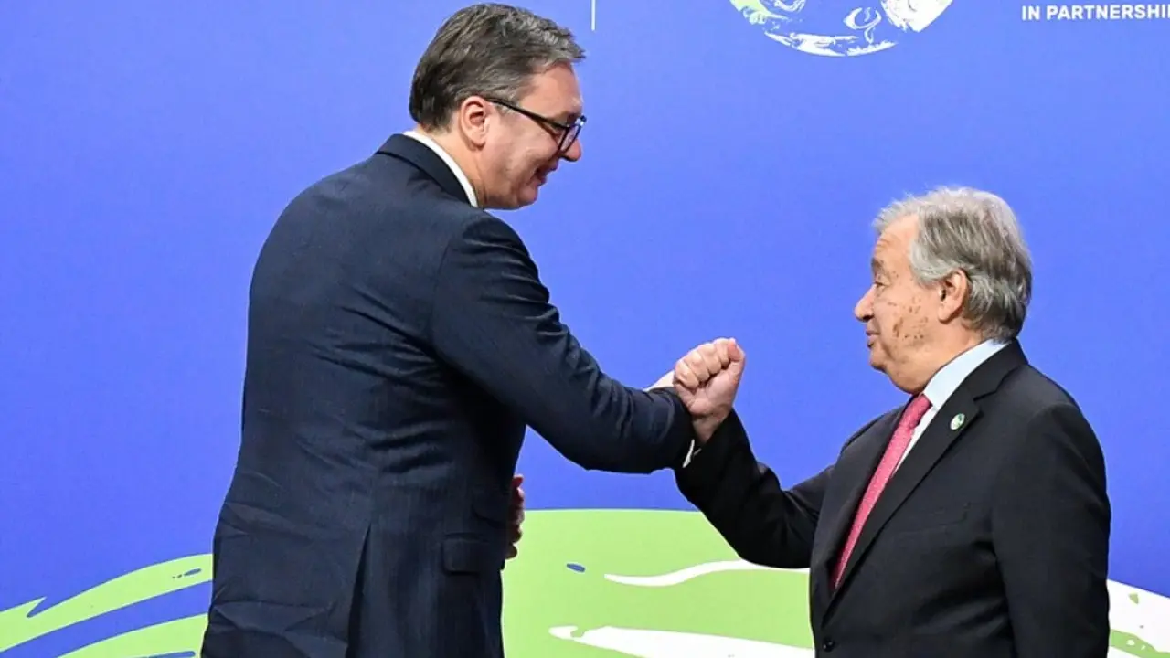 Aleksandar Vučić i Antonio Gutereš 