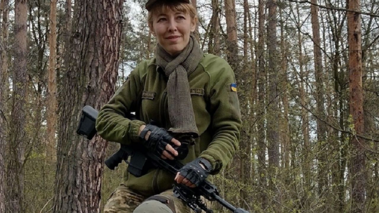 Olena Bilozerska, ukrajinski snajperista