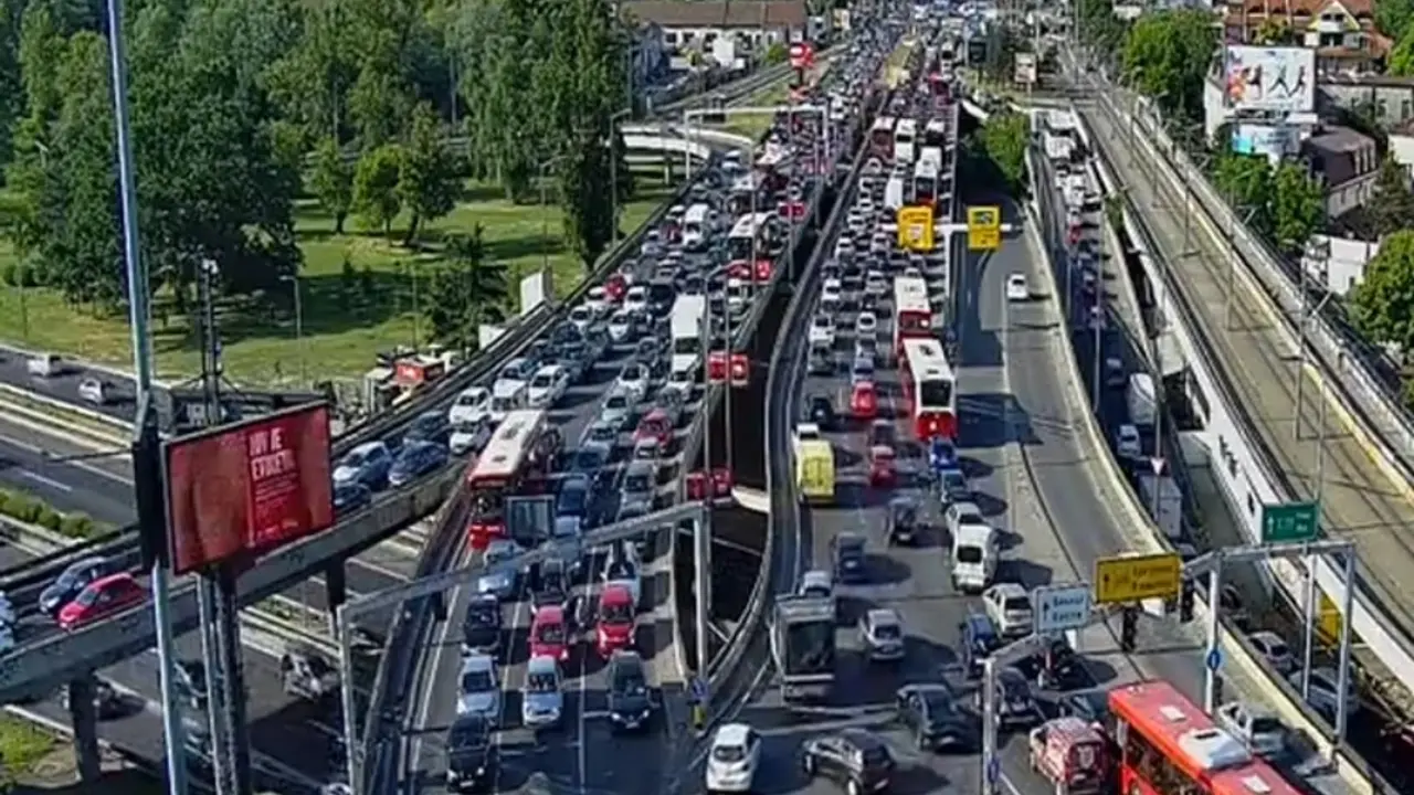 Gužva u Beogradu