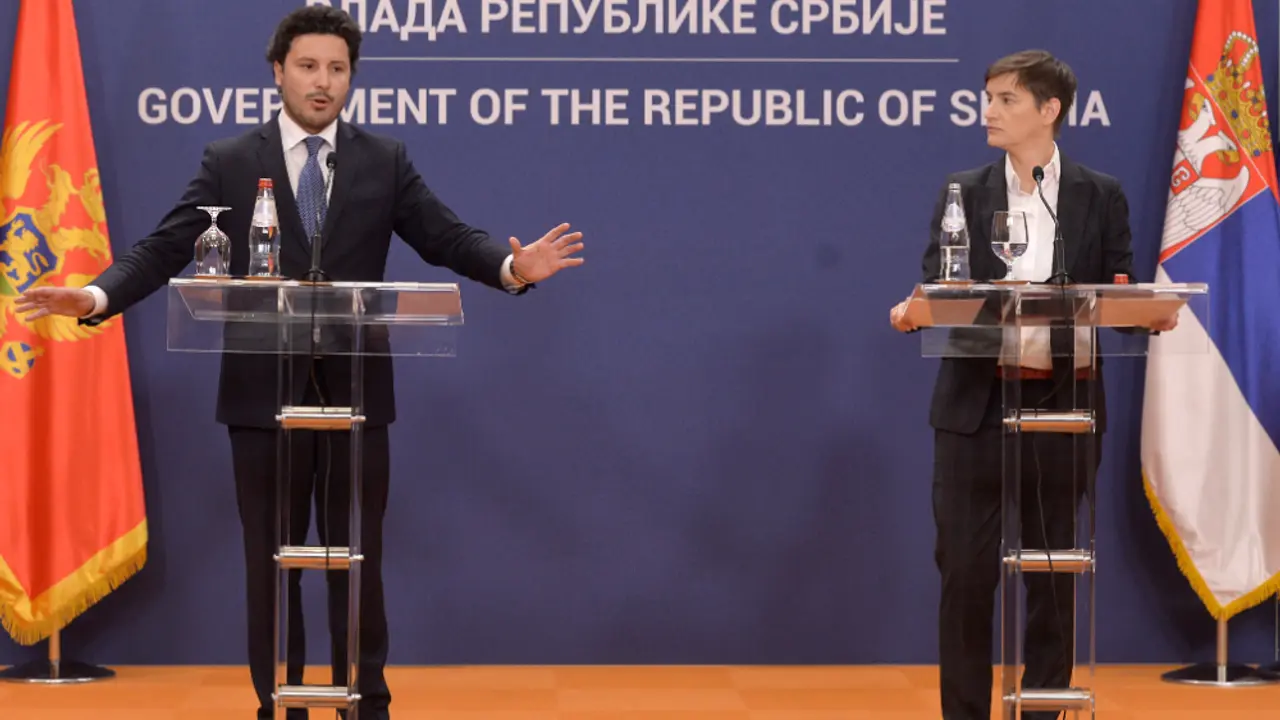 Dritan Abazović i Ana Brnabić
