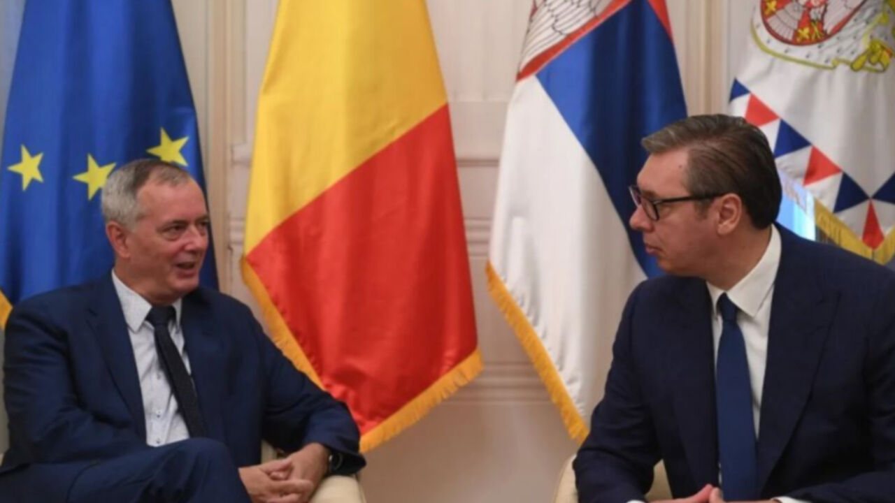 Ambsador Belgije sa predsednikom Srbije Aleksandrom Vučićem