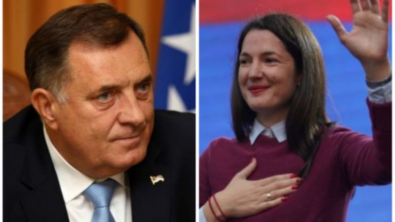 Milorad Dodik i Jelena Trivić