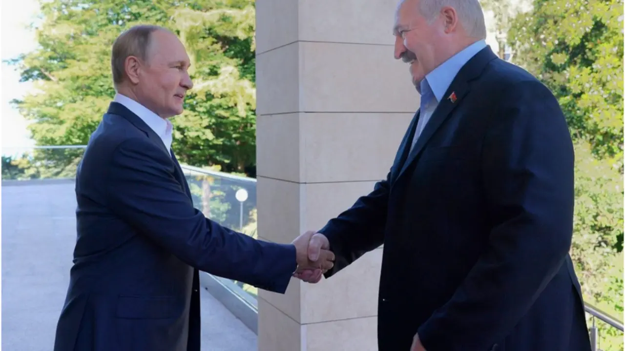 Putin i Lukašenko