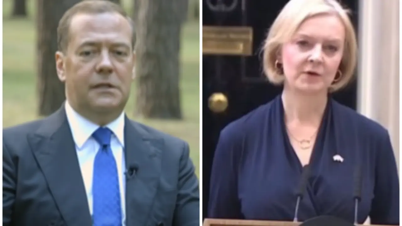Medvedev i Liz Tras