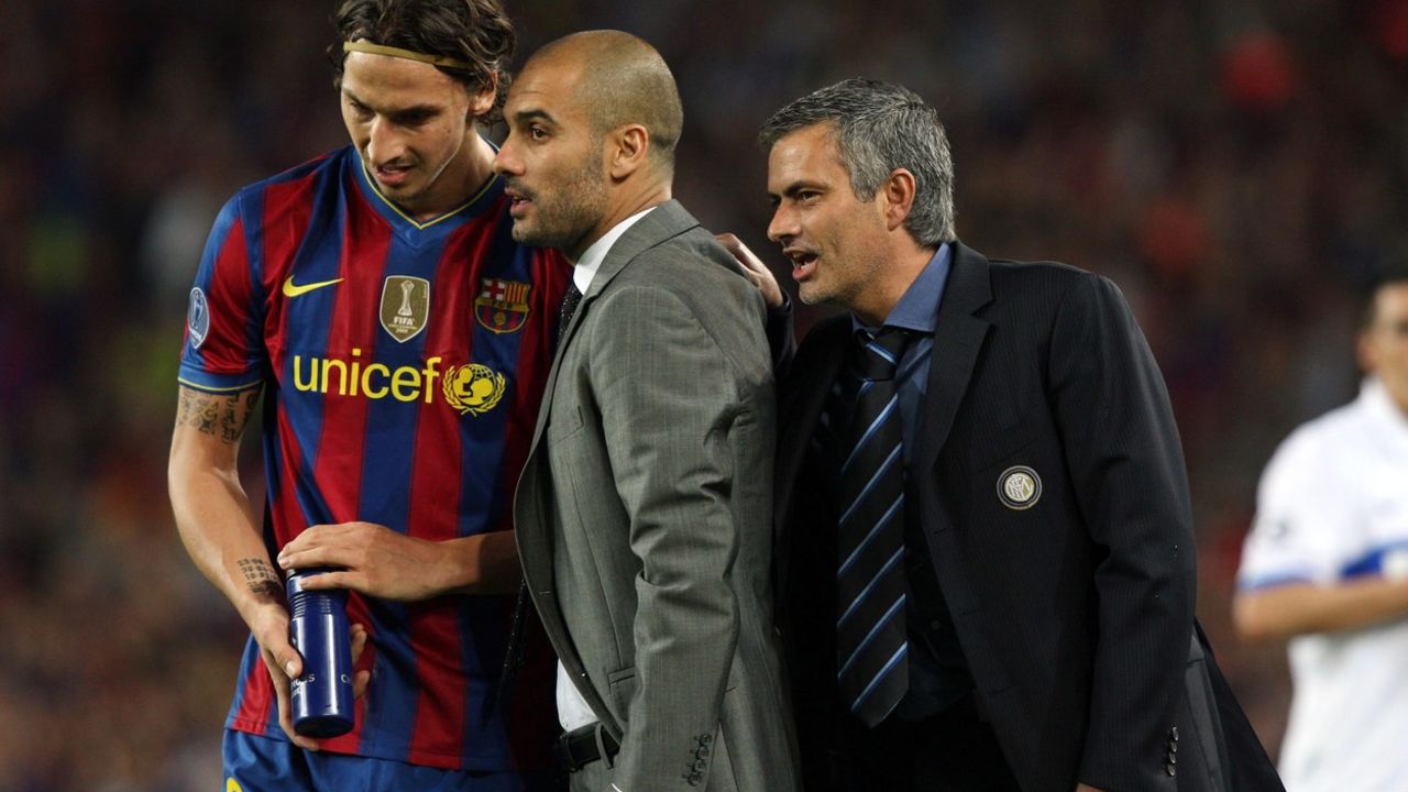 Zlatan Ibrahimović, Pep Gvardiola, Žoze Murinjo