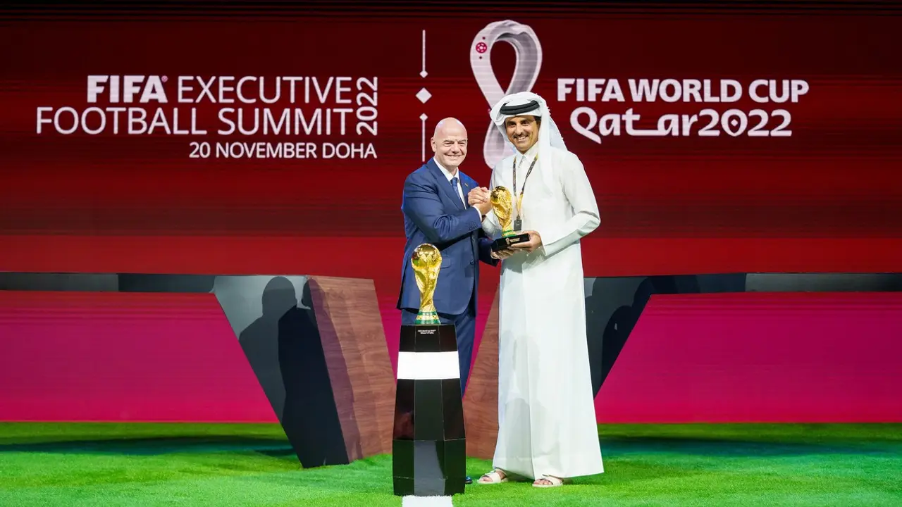 Tamim bin Hamad Al Tani i Đani Infantino