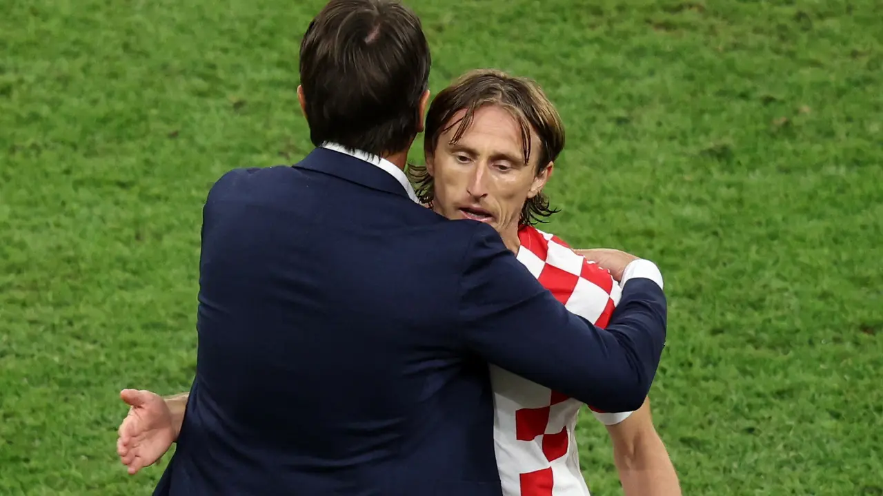 Zlatko Dalić i Luka Modrić