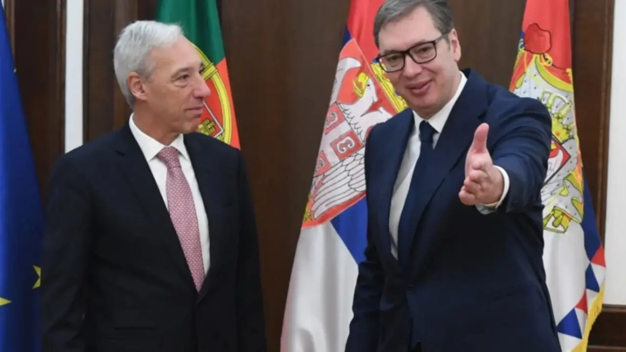 Aleksandar Vučić sa portugalskim šefom diplomatije Kravinjom