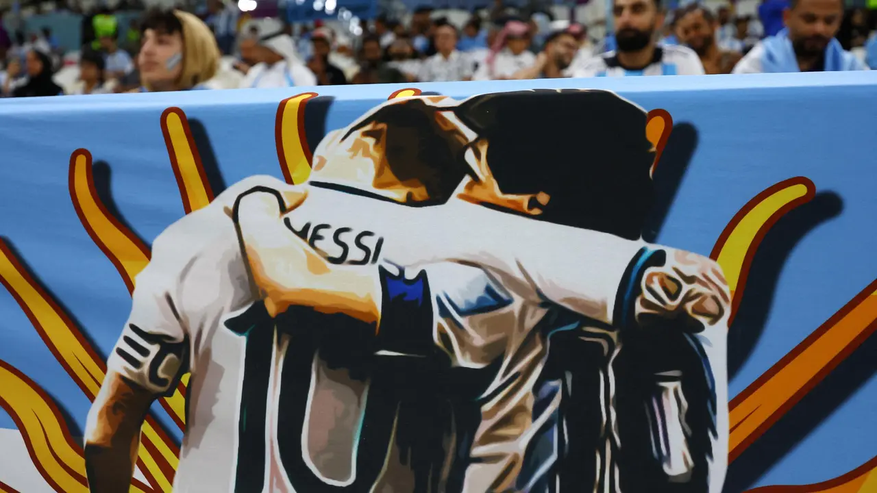 Leo Mesi i Dijego Maradona