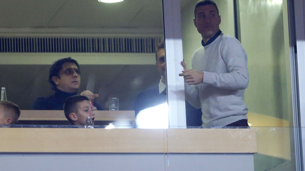 Mihajlo Pjanović i Nemanja Vidić