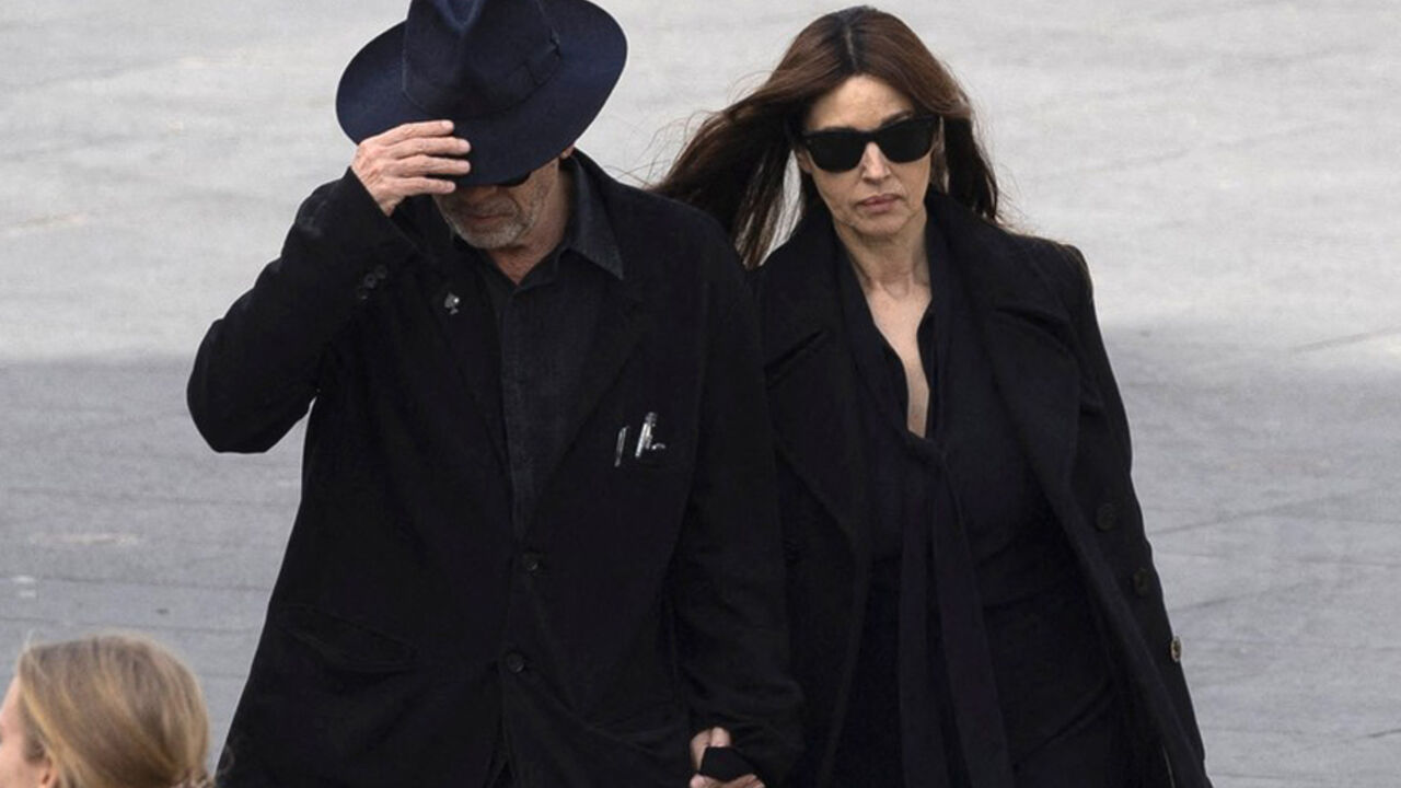 Monika Beluči i Tim Barton