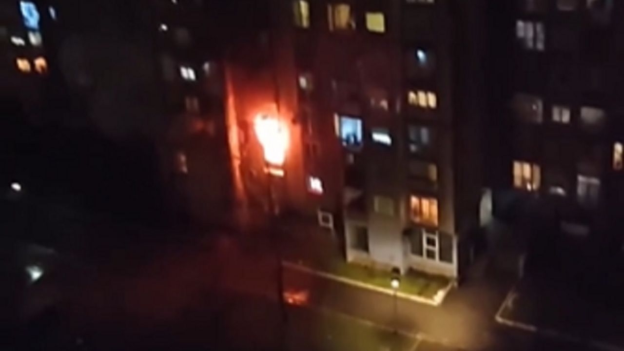Požar na Novom Beogradu