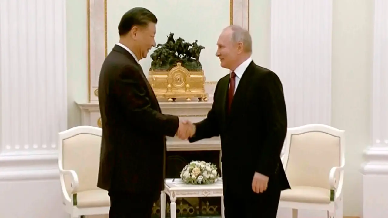 Si Đinping i Vladimir Putin