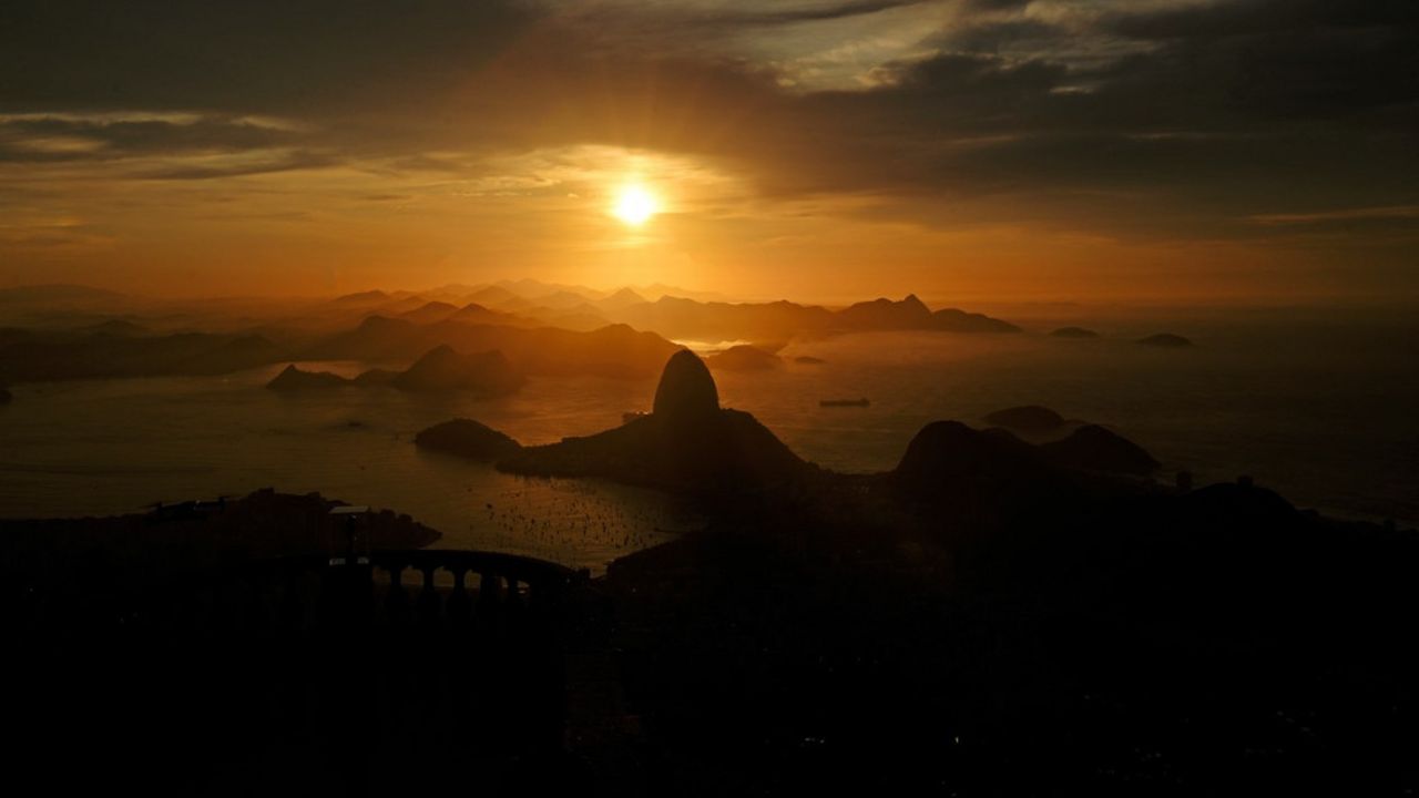Sunce, zalazak sunca, Rio de Ženeiro