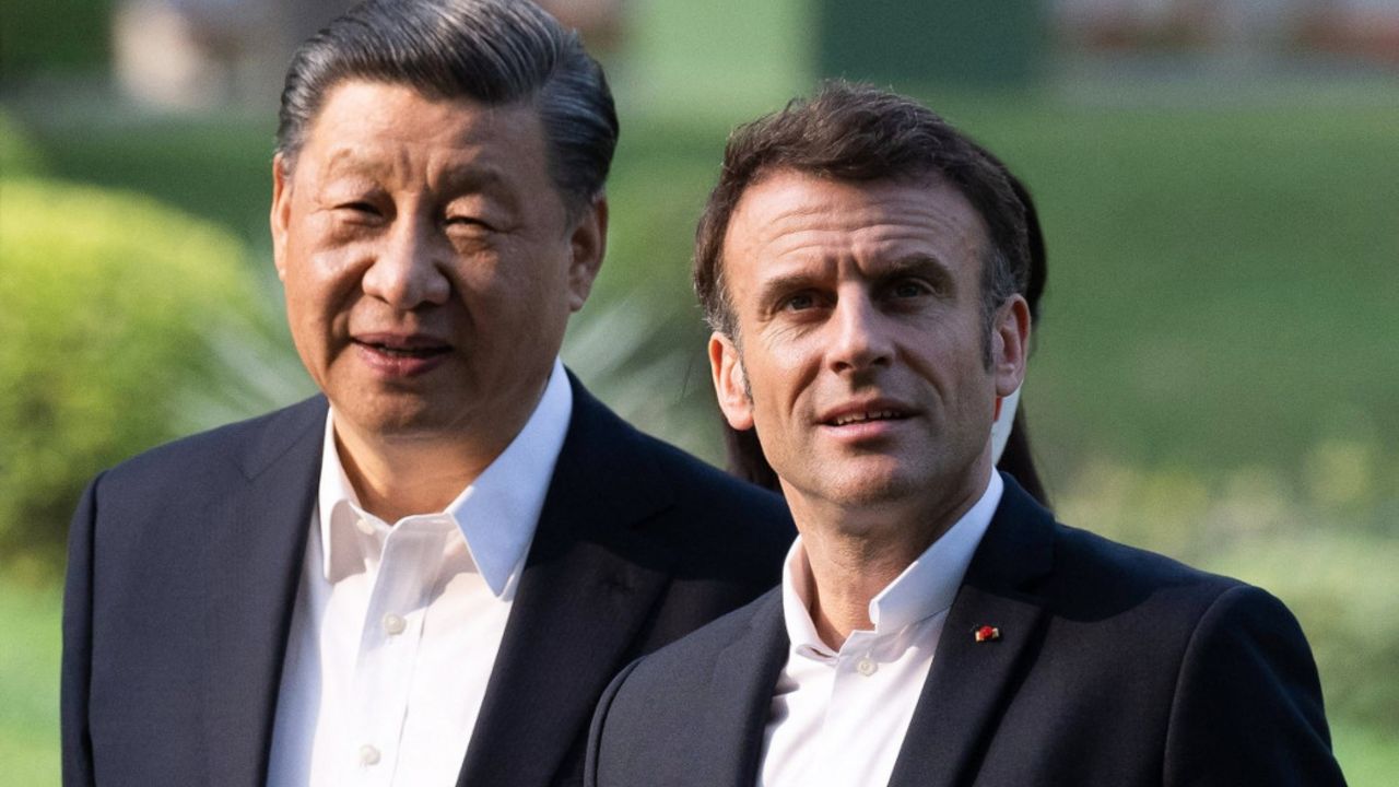 Si Đinping i Emanuel Makron