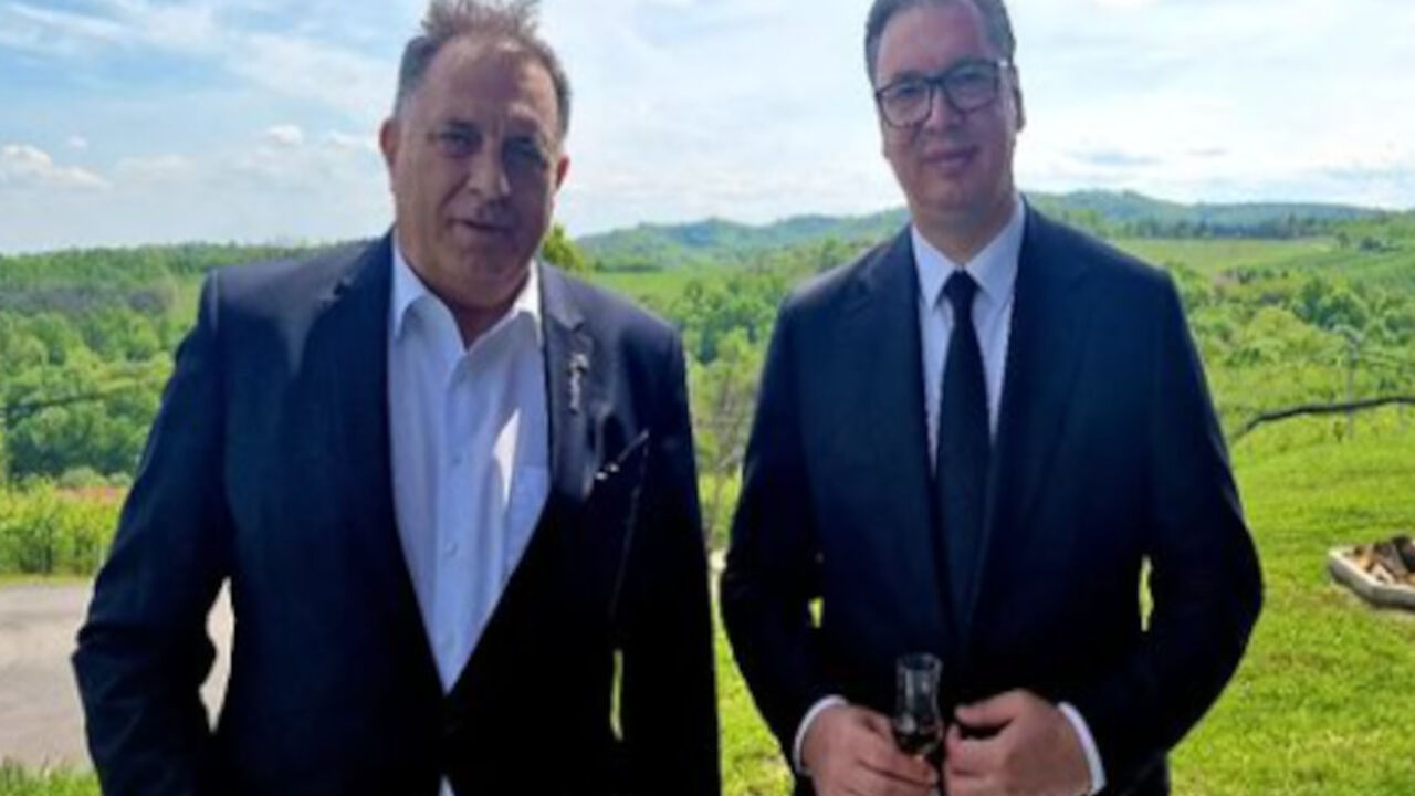 Aleksandar Vučić i Milorad Dodik