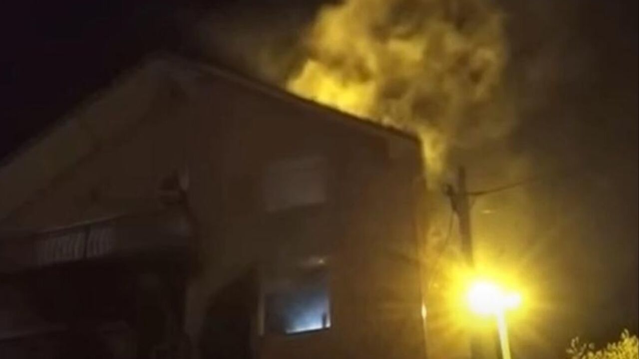 Požar u kući Vuka Borilovića