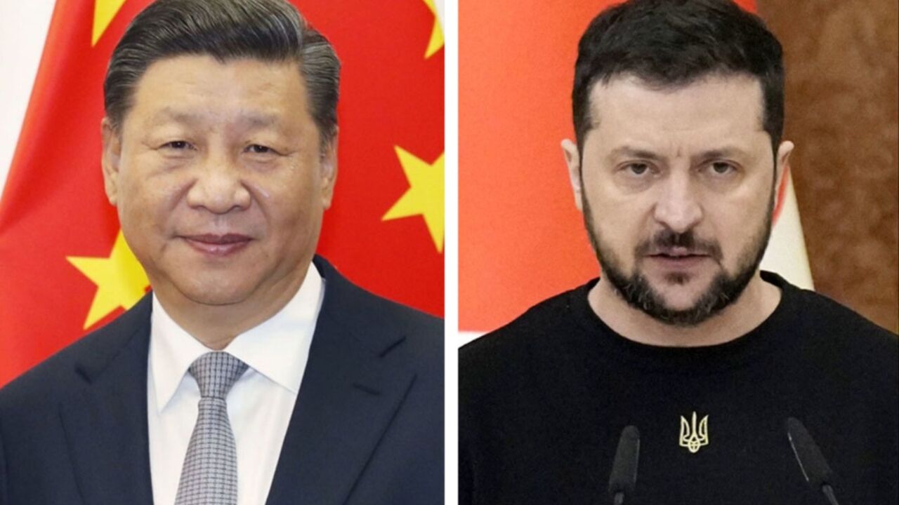 Si Đinping i Volodimir Zelenski