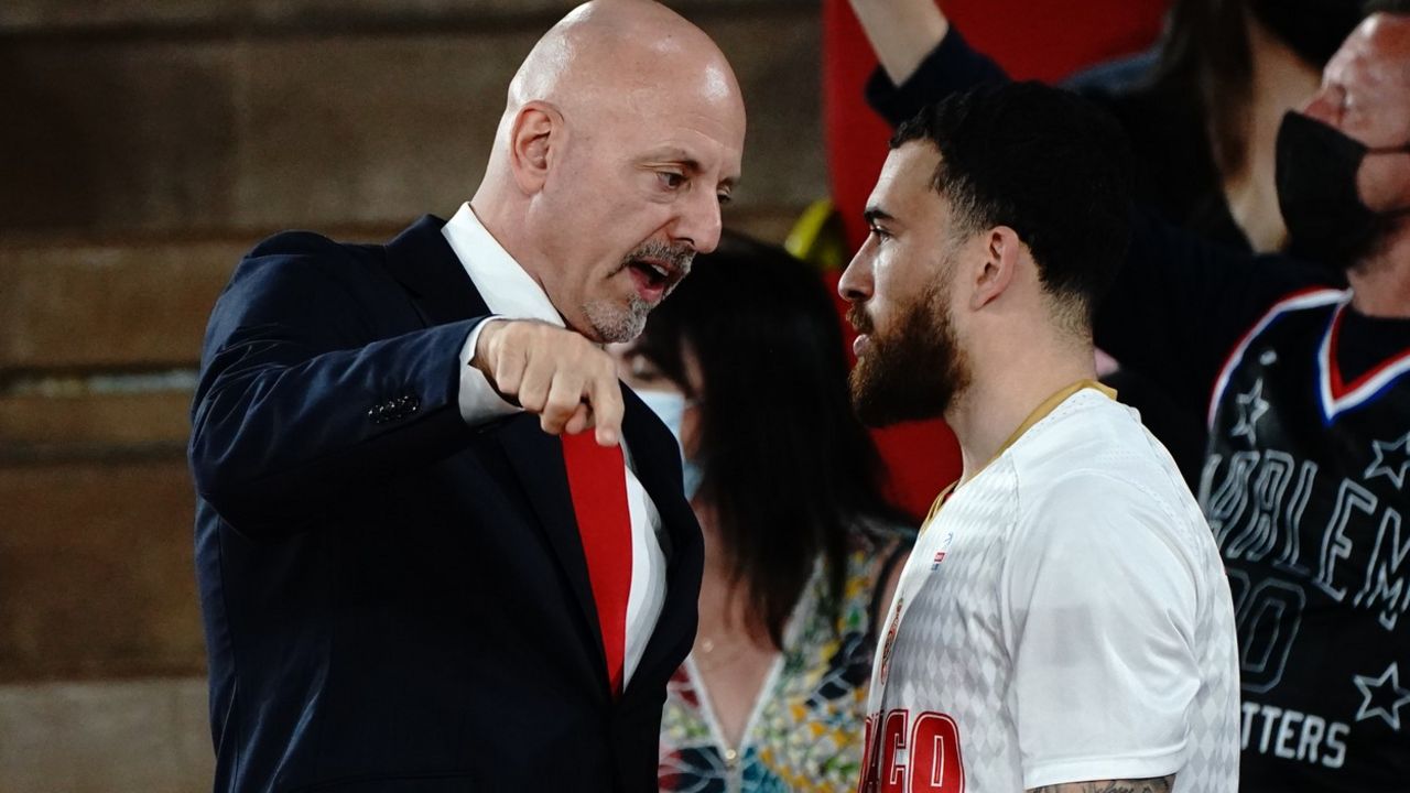 Saša Obradović i Majk Džejms