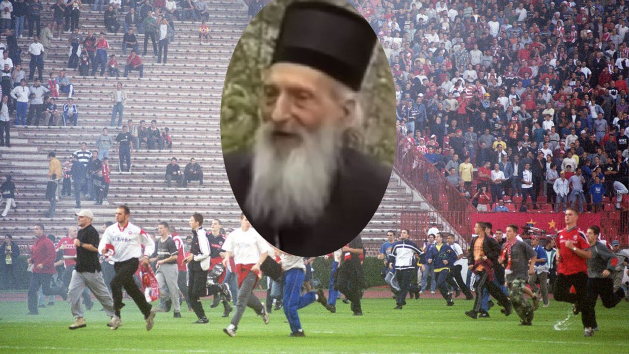 Tuča navijača i Patrijarh Pavle