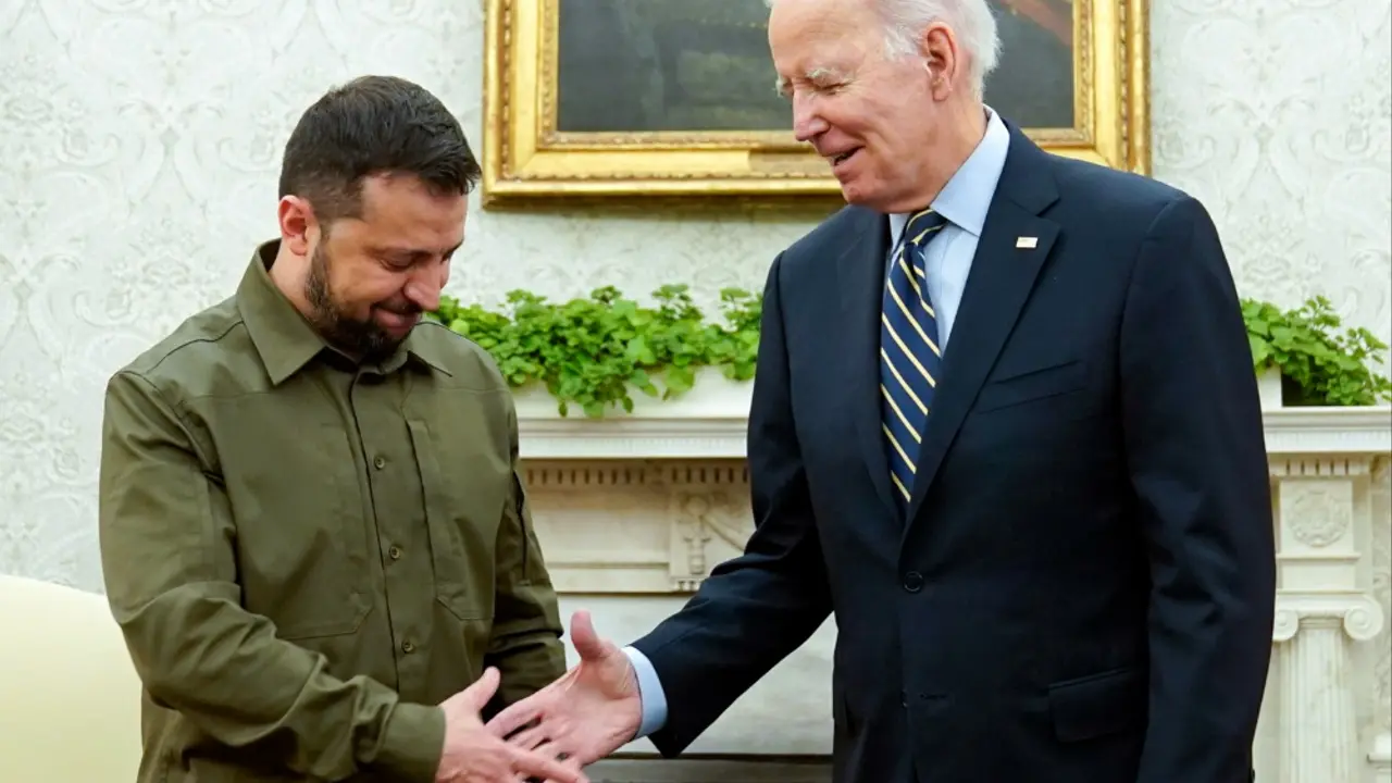 Volodimir Zelenski, Džo Bajden
