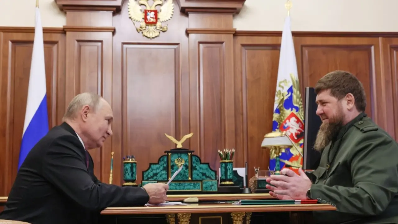 Vladimir Putin i Ramzan Kadirov