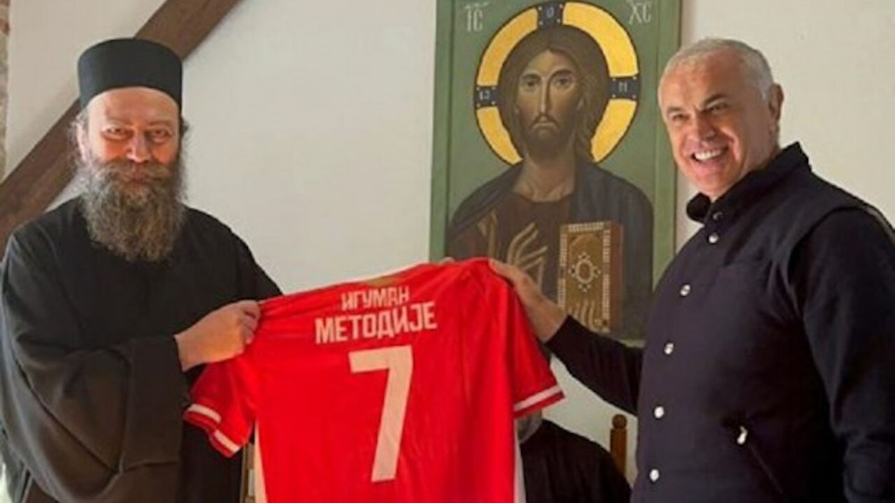 Iguman Metodije i Zvezdan Terzić