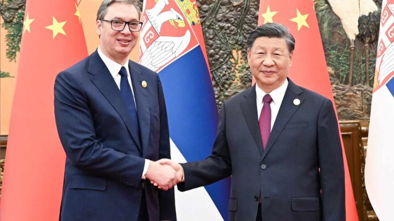Aleksandar Vučić i Si Đinping