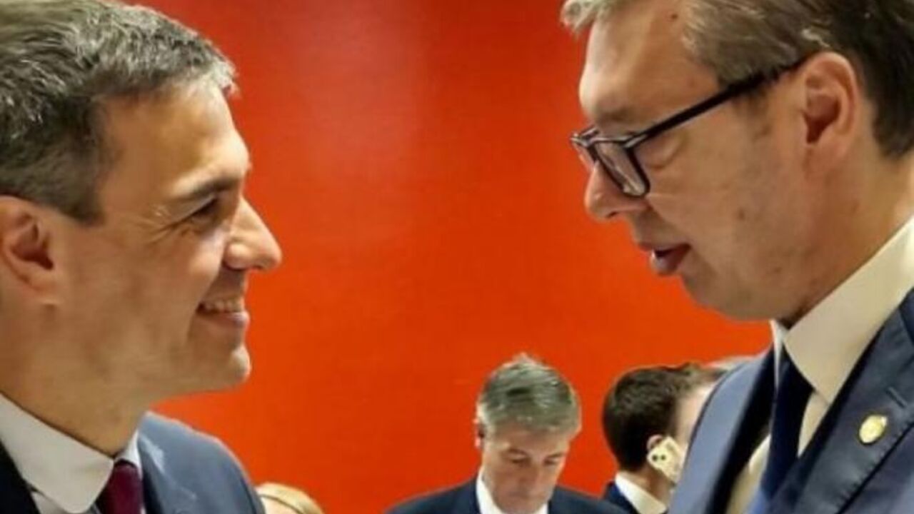 Aleksandar Vučić i Pedro Sančez