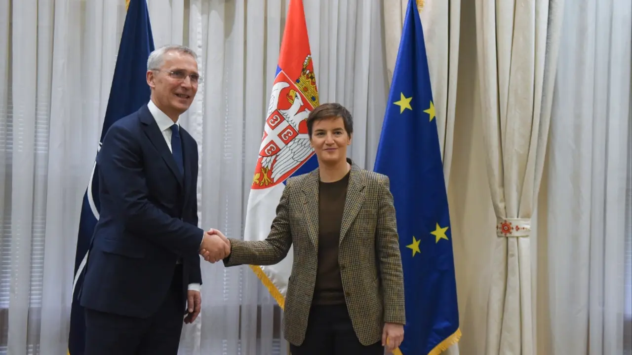 Ana Brnabić i Jens Stoltenberg