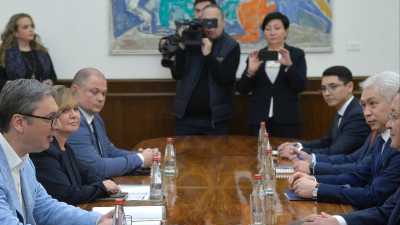 Aleksandar Vučić i Ministar spoljnih poslova Kazahstana 