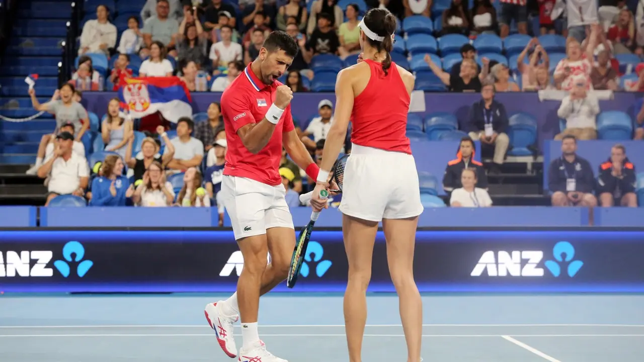 Novak Đoković i Olga Danilović