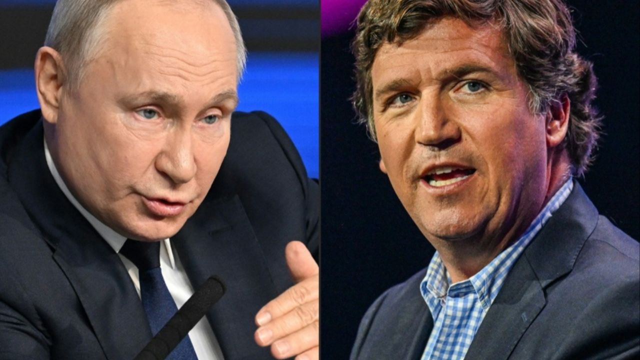 Vladimir Putin i Taker Karlson