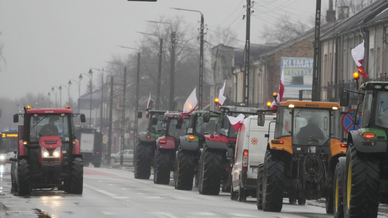 Protest poljoprivrednika u Poljskoj
