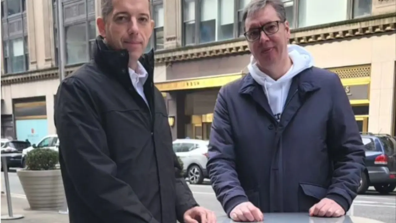 Aleksandar Vučić i Marko Đurić