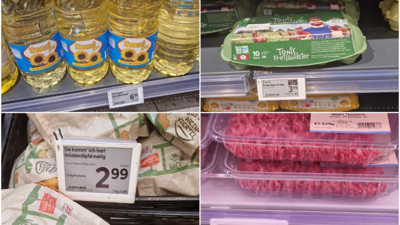 Cene u austrijskom supermarketu