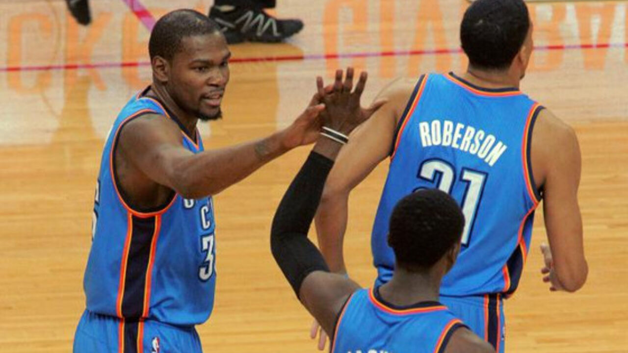 Kevin Durant s saigračem